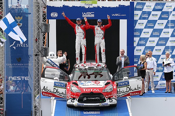 Meeke completó su dominante fin de semana en Finlandia