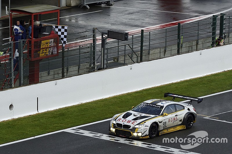 Yarış galibi #99 Rowe Racing, BMW M6 GT3: Maxime Martin, Philipp Eng, Alexander Sims