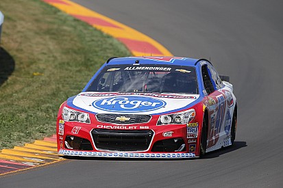 Allmendinger en la cima en la práctica final en el Glen