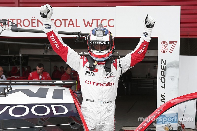 Ganador de la pole José María López, Citroën World Touring Car Team, Citroën C-Elysée WTCC