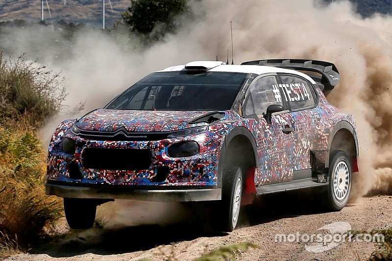 Kris Meeke, Craig Breen e Khalid Al-Qassimi, Citroën World Rally Team, Citroën C3 WRC Plus 2017