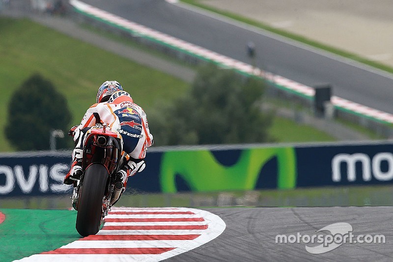 Pedrosa: “Me caí por falta de temperatura en el neumático”