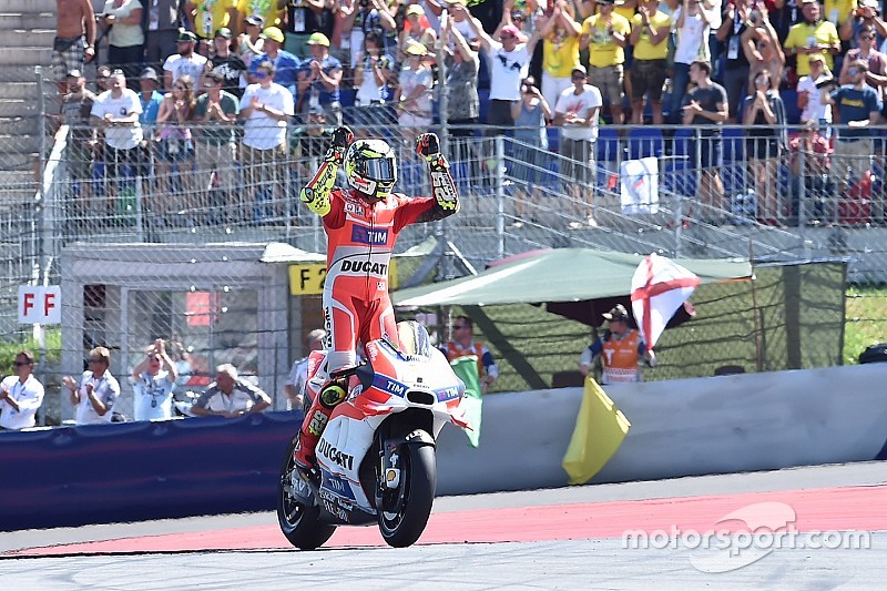 Iannone no se ablanda y logra su primer triunfo en MotoGP