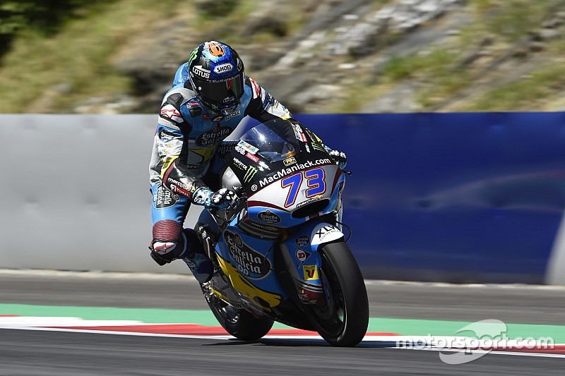 La lluvia complica el test de Moto2 y Moto3 en el Red Bull Ring
