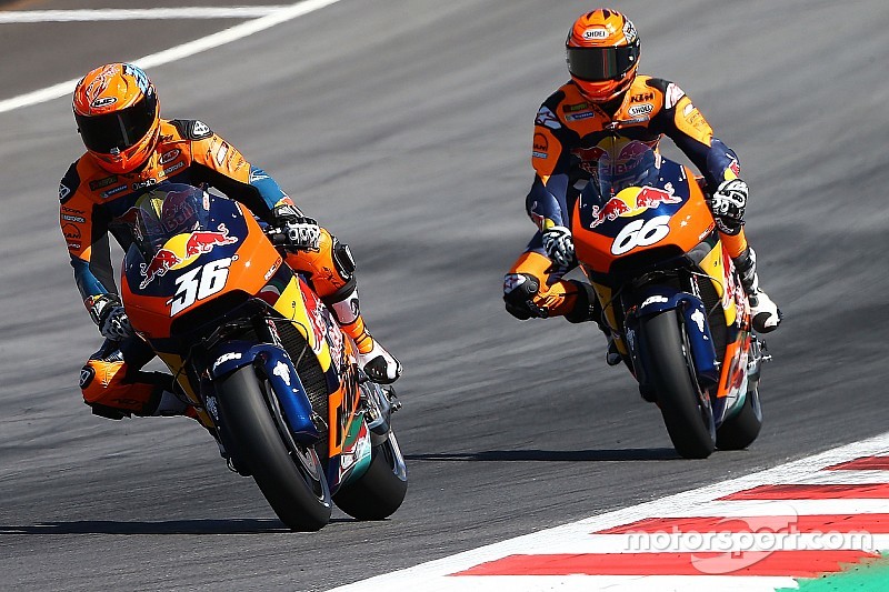 Mika Kallio, KTM MotoGP bike demonstration