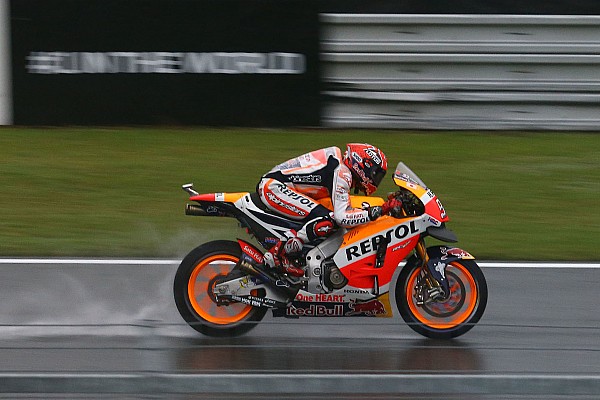 Márquez: “Es importante que los rivales te vean fuerte en seco y en mojado”