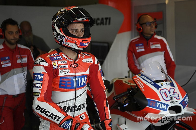 Dovizioso blessé au genou dans une chute en essais