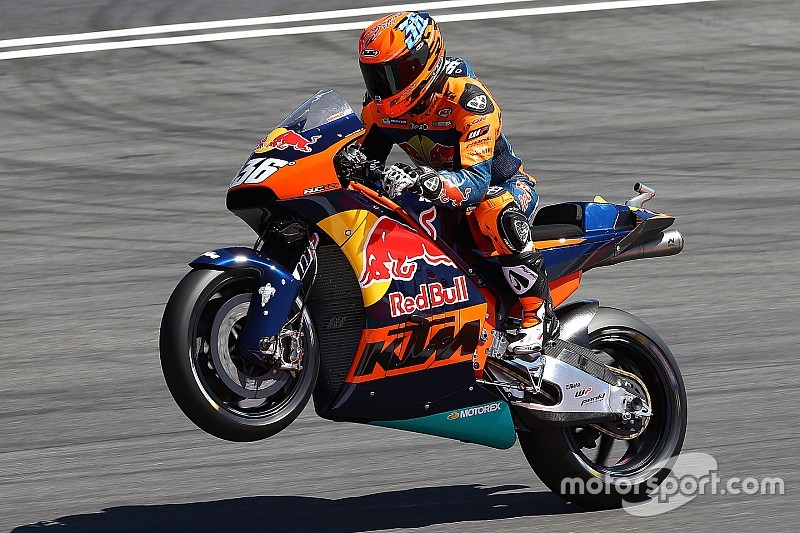 Mika Kallio, KTM MotoGP, dimostrazione della moto