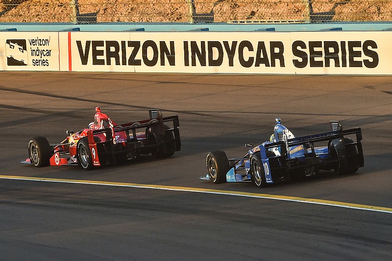 Scott Dixon, Chip Ganassi Racing, Chevrolet; Tony Kanaan, Chip Ganassi Racing, Chevrolet