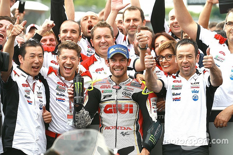 Le vainqueur Cal Crutchlow, Team LCR Honda