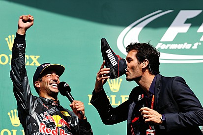 Webber fala de brincadeira com Ricciardo no pódio