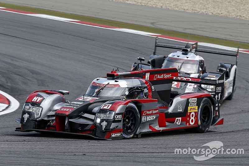 #8 Audi Sport Team Joest Audi R18 e-tron quattro: Lucas di Grassi, Loic Duval, Oliver Jarvis