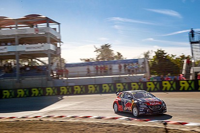 Lohéac - Loeb en "vrai pilote de Rallycross"
