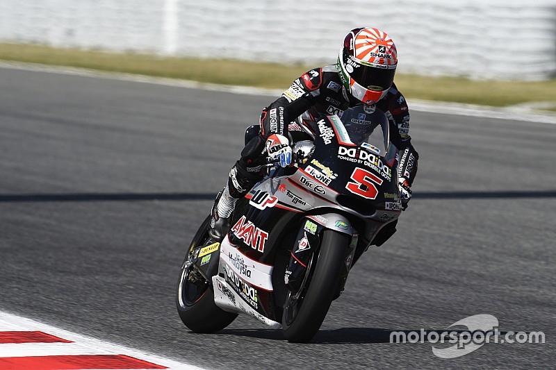 Moto2 Catalunya: Zarco pole position, Lowes terjatuh