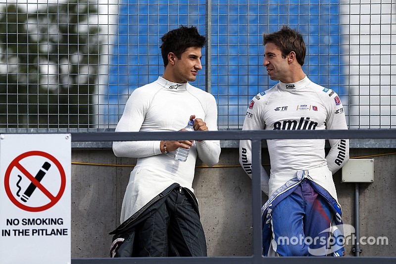 Mitch Evans, Jaguar Racing, e Antonio Felix da Costa, Amlin Andretti Formula E Team