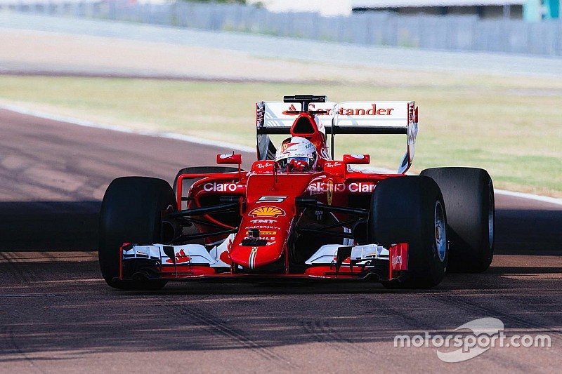 Pirelli publikasikan gambar dari tes ban lebar pertama oleh Ferrari