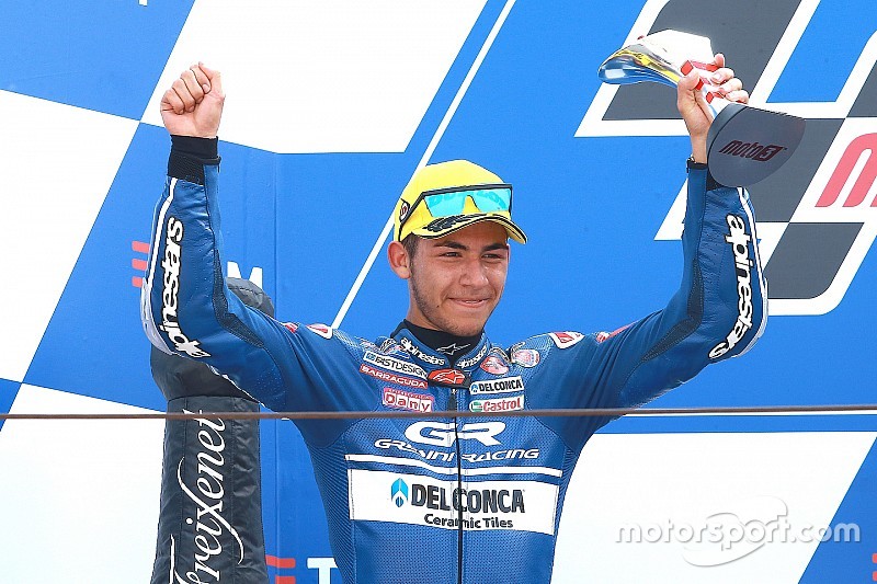 Second place Enea Bastianini, Gresini Racing Team Moto3