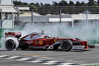 Vettel ve Ferrari Hockenheim'da taraftarlarla buluştu