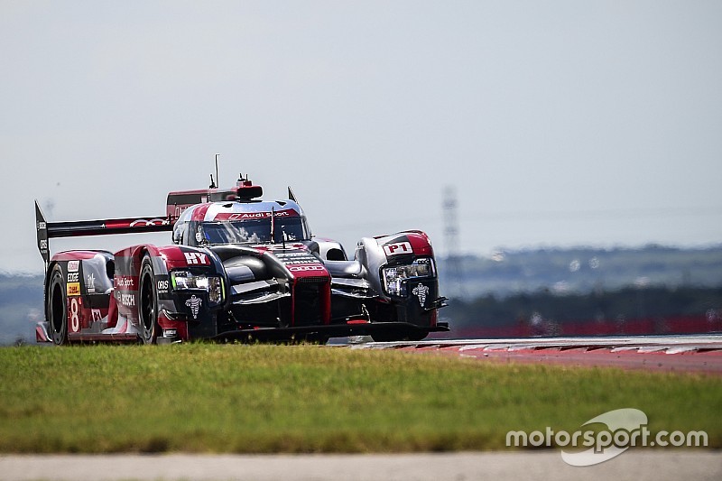 #8 Audi Sport Team Joest, Audi R18 e-tron quattro: Lucas di Grassi, Loic Duval, Oliver Jarvis