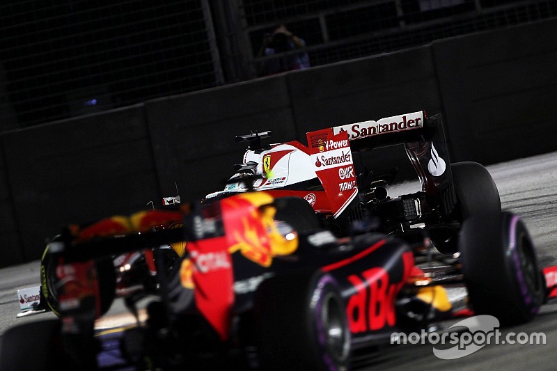 F1シンガポールGPフリー走行分析:三巴の様相も、フェラーリ&レッドブル優勢か?