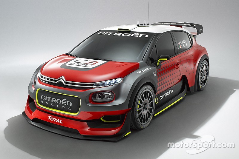 Ecco le forme della Citroen C3 WRC. Sarà presentata al Salone di Parigi