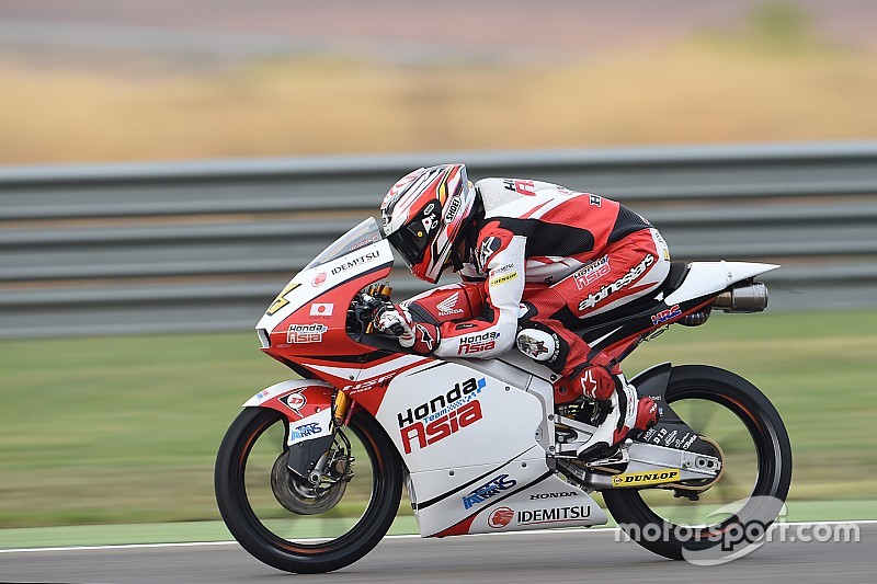 尾野弘樹「レースペースは良いアベレージを刻めている」:Moto3アラゴン予選