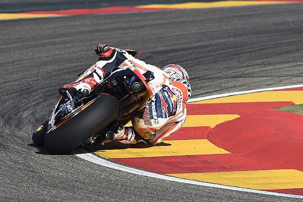 Aragon-Sieger Marc Marquez: Sturz "wie immer mit dem Ellbogen" vermieden