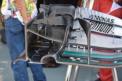 Análise técnica: a asa dianteira da Mercedes