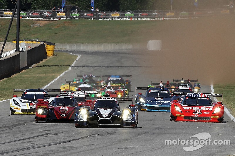 Start: #60 Michael Shank Racing with Curb/Agajanian, Ligier JS P2 Honda: John Pew, Oswaldo Negri Jr.