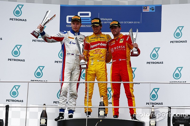 GP2マレーシア:ジョビナッツィがランキング首位に浮上。7ポイント差で最終アブダビへ