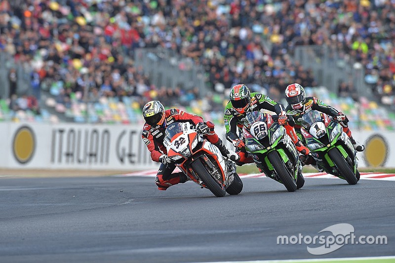 Lorenzo Savadori, IodaRacing Team, Tom Sykes, Kawasaki Racing, Jonathan Rea, Kawasaki Racing