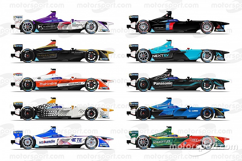 Galería: los autos de la temporada 3 de la Fórmula E
