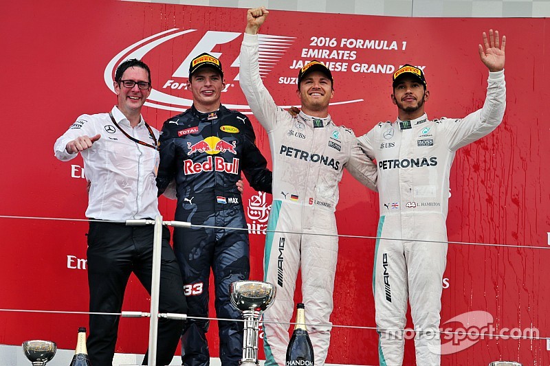GP Jepang: Rosberg juara pertama, Mercedes kunci titel konstruktor