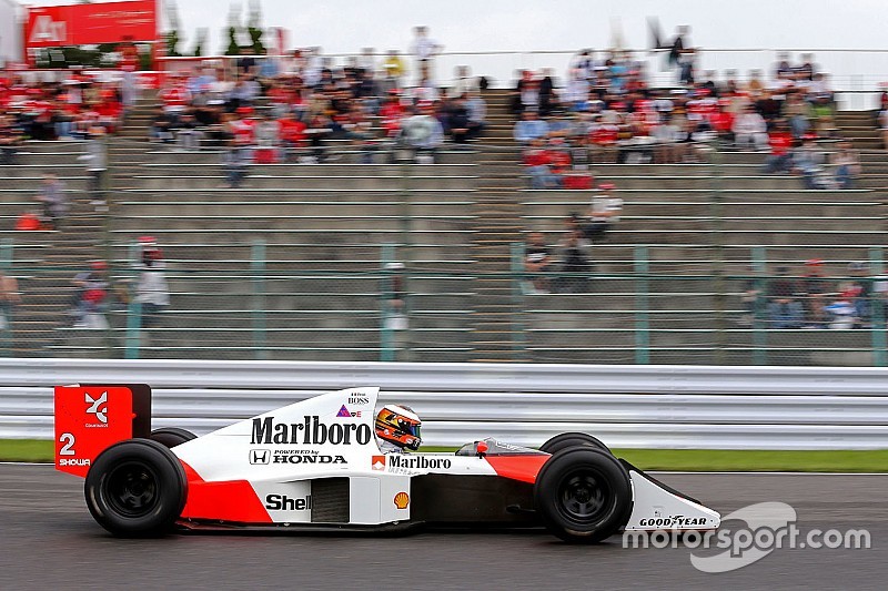 Vandoorne a piloté la McLaren-Honda de 1989 d'Alain Prost
