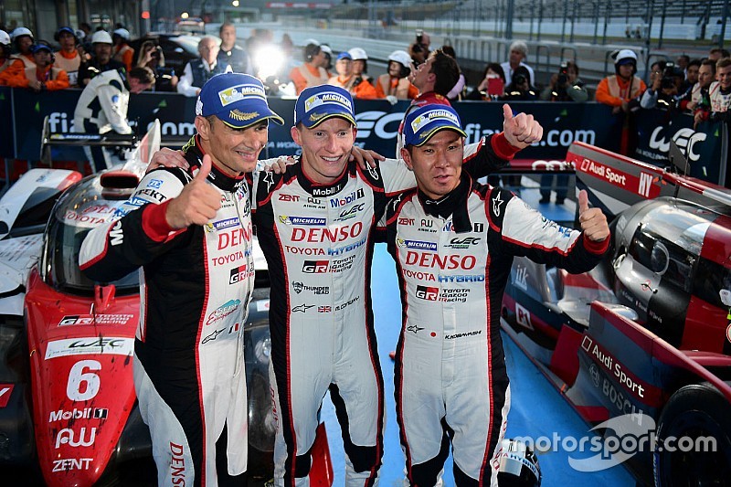 LMP1 Racewinnaars #6 Toyota Racing Toyota TS050 Hybrid: Stéphane Sarrazin, Mike Conway, Kamui Kobaya