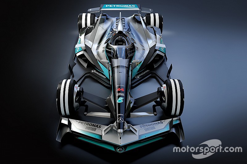 Фотогалерея: Концепт боліду Формули 1 Mercedes 2030