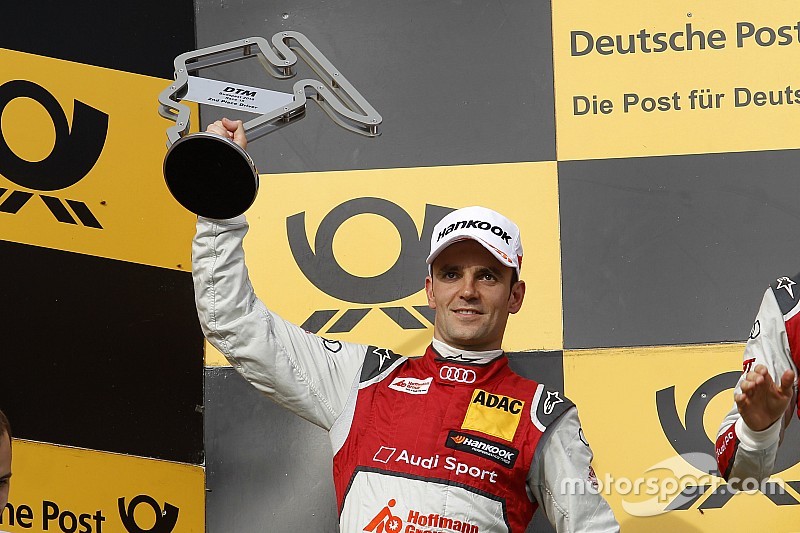 Podium: le deuxième Jamie Green Audi Sport Team Rosberg, Audi RS 5 DTM