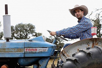 Galería: Ricciardo, un trabajador más en el rancho