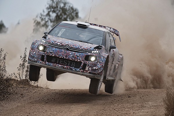 Fotogallery: gli scatti più belli del test 8 della Citroen C3 WRC Plus 2017