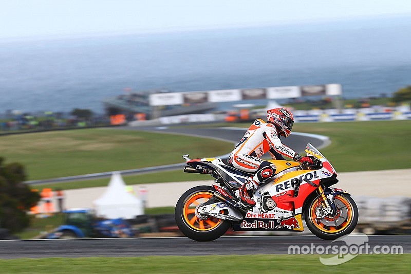 MotoGPオーストラリアGP予選:マルケスが圧倒的なPP。天候に翻弄され、ロッシまさかのQ1敗退