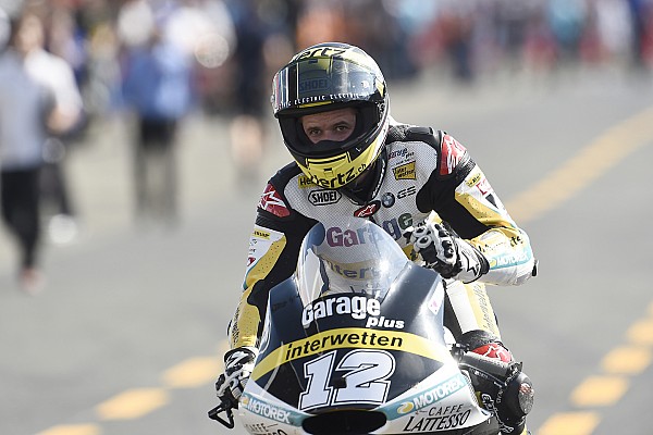 Luthi se lleva la pole en una accidentada QP de Moto2