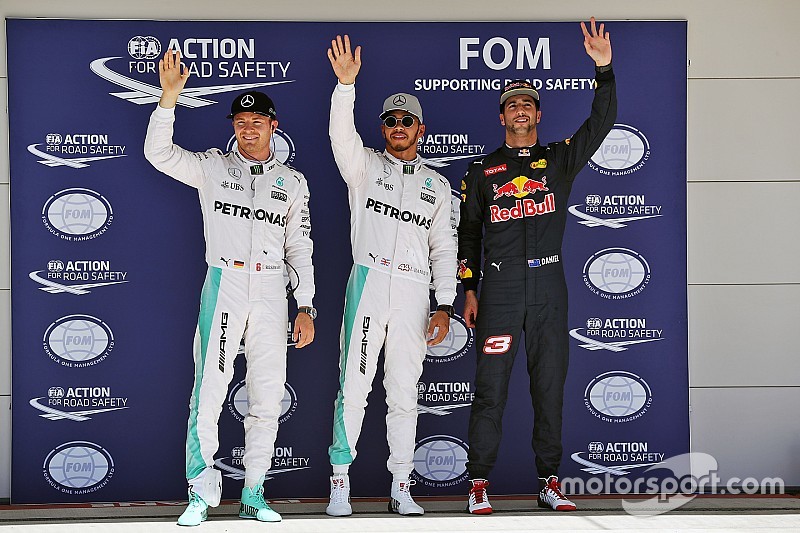 GP Amerika Serikat: Kalahkan Rosberg, Hamilton rebut pole perdana di Austin