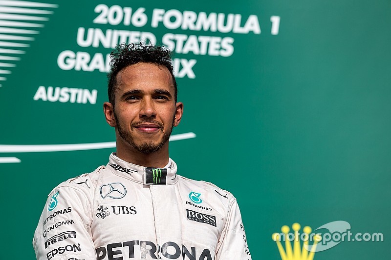 Ganador, Lewis Hamilton, Mercedes AMG F1 celebra
