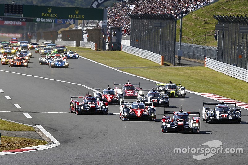 Départ : #8 Audi Sport Team Joest Audi R18 e-tron quattro: Lucas di Grassi, Loic Duval, Oliver Jarvis en tête