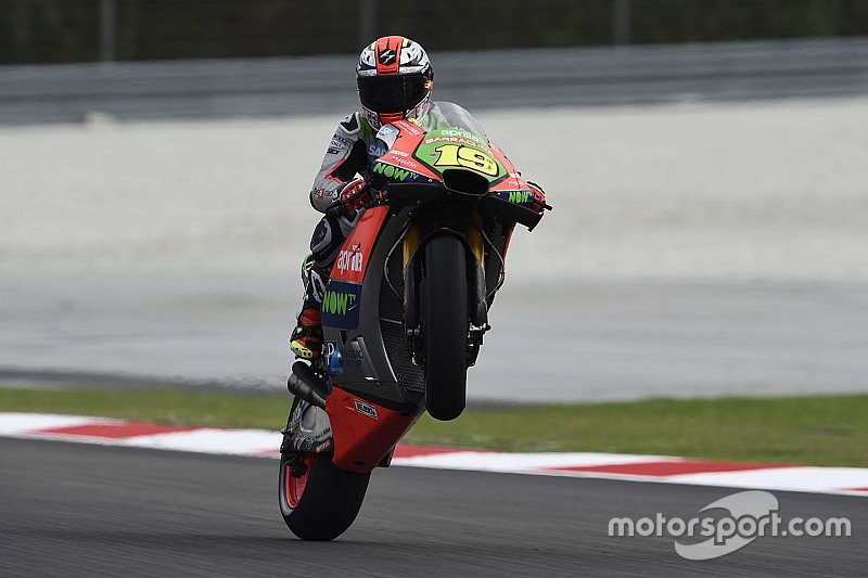 Sensazioni positive in casa Aprilia dopo la prima giornata di prove