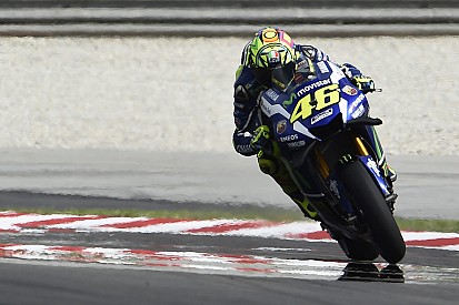 Valentino: "Il nuovo asfalto ci mette tanto tempo ad asciugarsi"