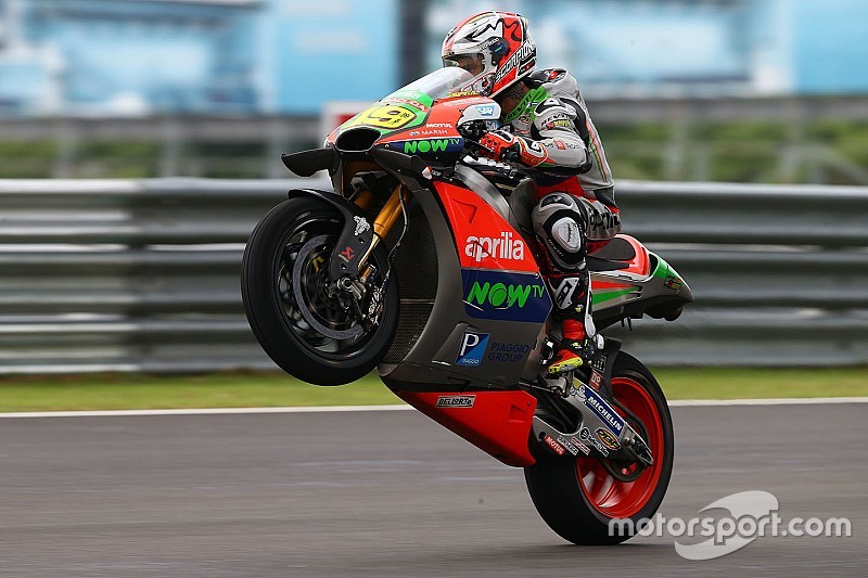 Alvaro Bautista regala all'Aprilia un'ottima terza fila a Sepang
