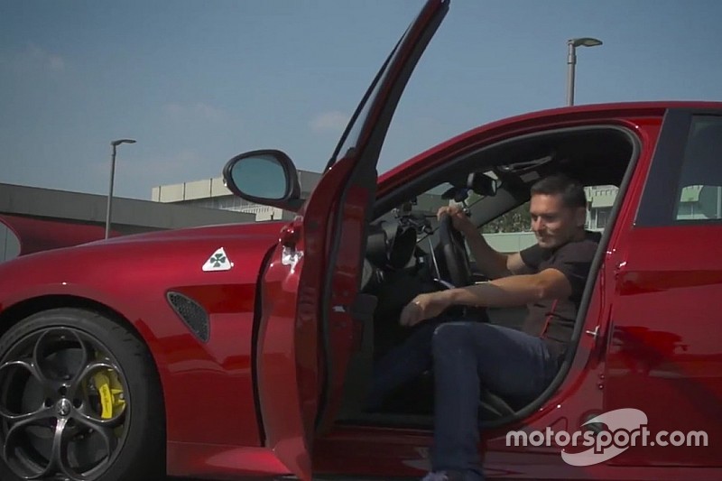 Quand Fisichella prend le volant de l'Alfa Romeo Giulia