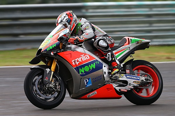 Aprilia settima con Bautista, ma serve uno step sul bagnato