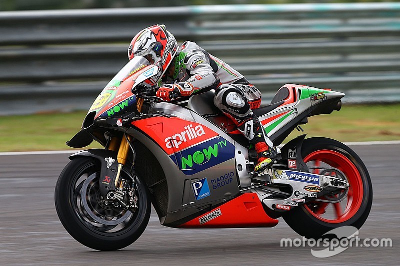 Aprilia settima con Bautista, ma serve uno step sul bagnato
